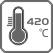 420 degree hotend icon